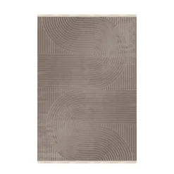 Style Kortluvet Tæppeløber Ensfarvet - Mokka