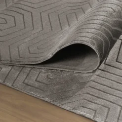 Style Kortluvet Tæppeløber Ensfarvet - Mokka