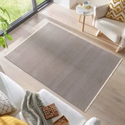 Style Kortluvet Tæppeløber Ensfarvet - Mokka