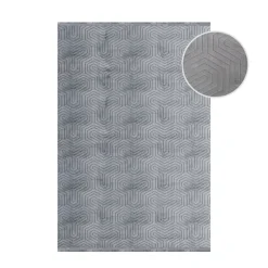 Style Kortluvet Tæppeløber Ensfarvet - Grå