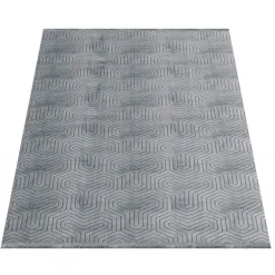 Style Kortluvet Tæppeløber Ensfarvet - Grå