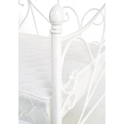 SUMATRA metalseng 90x200cm - Hvid