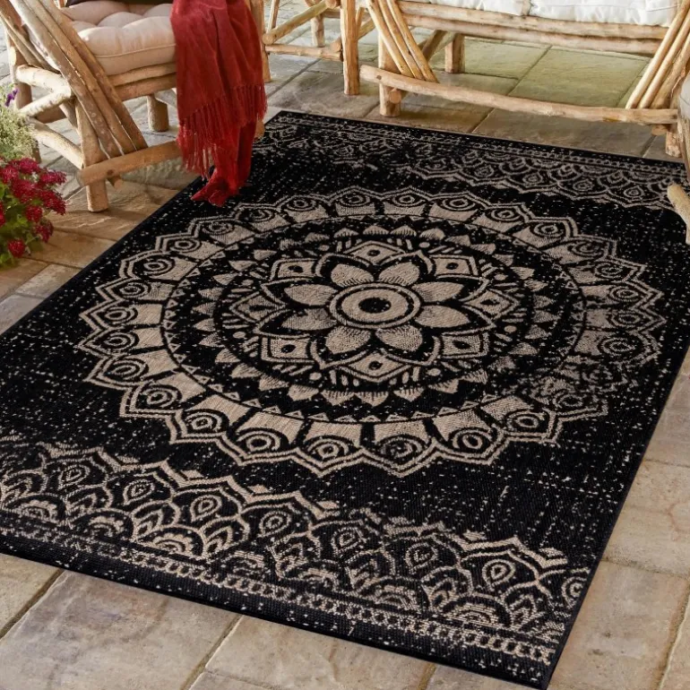 Sunny Udendørs tæppe Vintage - Sort