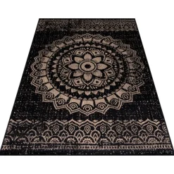 Sunny Udendørs Tæppeløber Vintage - Sort