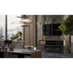 SWING RTV-1 TV bord Valnød / Sort