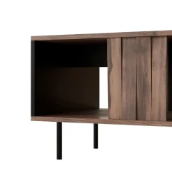 SWING sofabord, Valnød / Sort