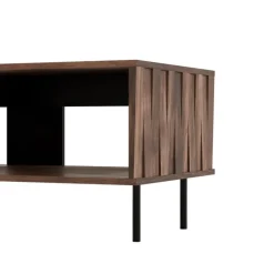 SWING sofabord, Valnød / Sort