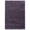 Sydney Shaggy tæppe Ensfarvet - Violet