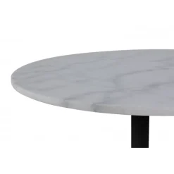 Tarifa Marmor Spisebord Marmor hvid Ø 100