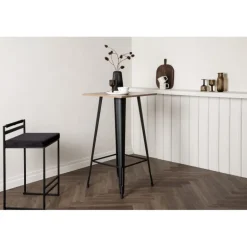 Tempe Barbord 60 x 60 cm - Valnød