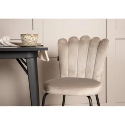 Tempe e Spisebordssæt - Beige og Sort