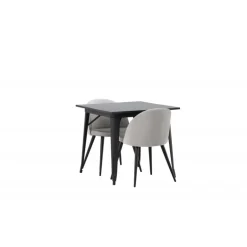 Tempe e Spisebordssæt - Sort og Grå