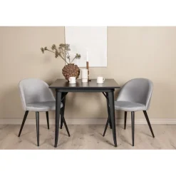 Tempe e Spisebordssæt - Sort og Grå