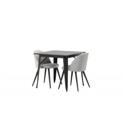 Tempe e Spisebordssæt - Sort og Grå
