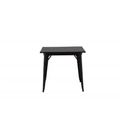Tempe Spisebord 80 x 80 - Sort