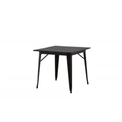 Tempe Spisebord 80 x 80 - Sort