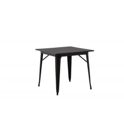 Tempe Spisebord 80 x 80 - Sort