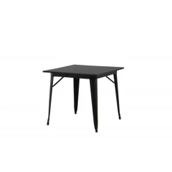 Tempe Spisebord 80 x 80 - Sort