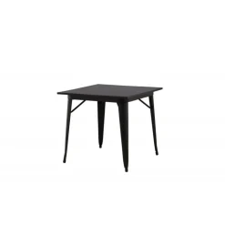 Tempe Spisebord 80 x 80 - Sort
