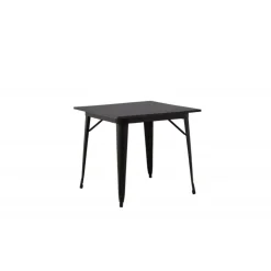 Tempe Spisebord 80 x 80 - Sort