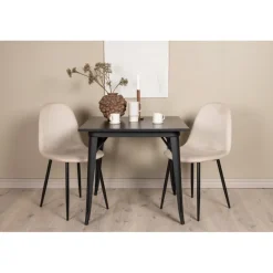 Tempe Spisebordssæt - Beige og Sort