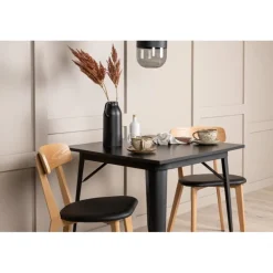 Tempe Spisebordssæt - Sort og Natur