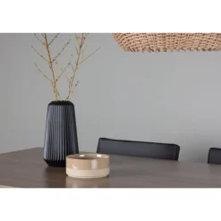 Tempe Spisebordssæt - Sort og Valnød