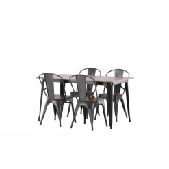 Tempe Spisebordssæt - Valnød