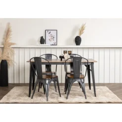 Tempe Spisebordssæt - Valnød