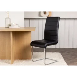 Tempo Spisestol - Sort og Grå