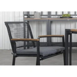 Texas e Loungesæt - Havemøbelsæt - Sort,Grå,Natur