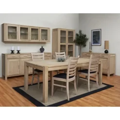 Texas spisebord 100 x 200 cm i sæbebehandlet eg OUTLET