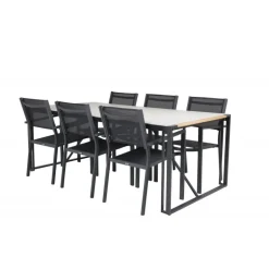 Texas t Loungesæt - Havemøbelsæt - Sort