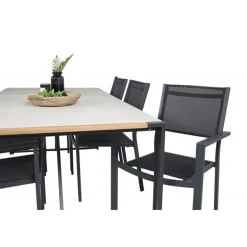 Texas t Loungesæt - Havemøbelsæt - Sort