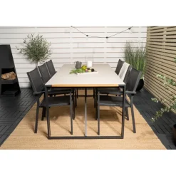 Texas t Loungesæt - Havemøbelsæt - Sort