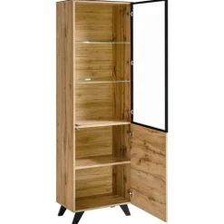 Thin høj vitrineskab 60/197/40