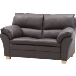 Thisted 2 pers - Brun Sixty læder