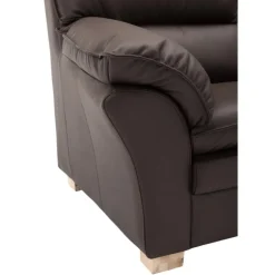 Thisted 2+3 pers brun sofasæt - Sixty læder