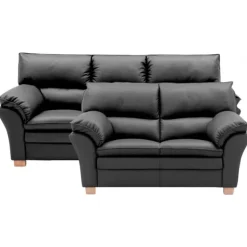 Thisted 2+3 pers sofasæt Sixty læder