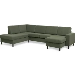 Thomas højrevendt hjørnesofa med chaiselong - Winther moss Grøn