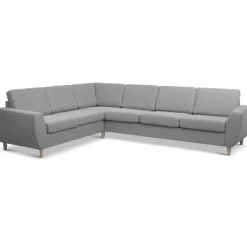 Thomas vendbar hjørnesofa - Lysegrå