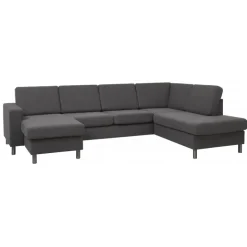 Thomas venstrevendt hjørnesofa med chaiselong- mørkegrå