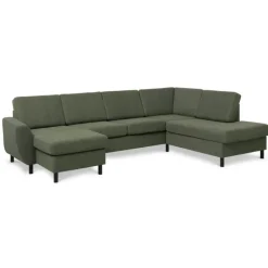Thomas Venstrevendt hjørnesofa med chaiselong - Winther moss Grøn