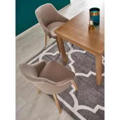 TIAGO 2 Spisebord med udtræk, craft oak / craft oak