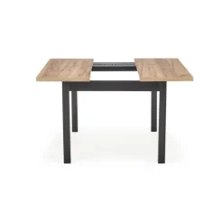 TIAGO SQUARE Spisebord med udtræk, craft eg / Sort