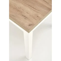 TIAGO SQUARE Spisebord med udtræk, craft eg / Hvid