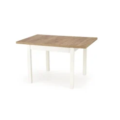 TIAGO SQUARE Spisebord med udtræk, craft eg / Hvid