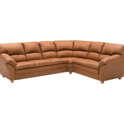Tilst hjørnesofa i ægte Soleda læder Cognac - D32