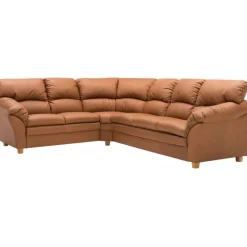 Tilst hjørnesofa i ægte Soleda læder Cognac - D23