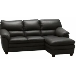 Tilst læder chaiselongsofa- Højrevendt